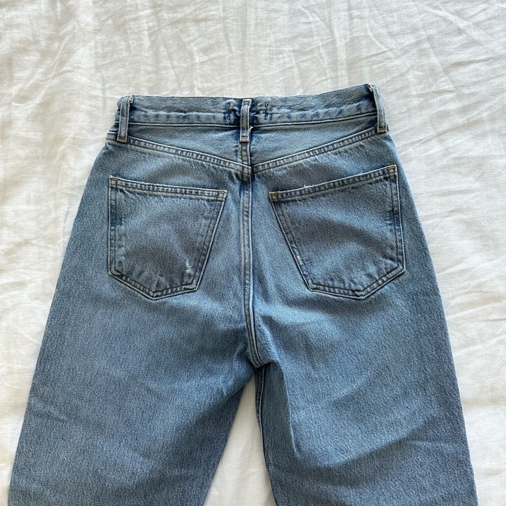 Agolde Lana Mid Rise Straight Jeans - Picture 3 of 8